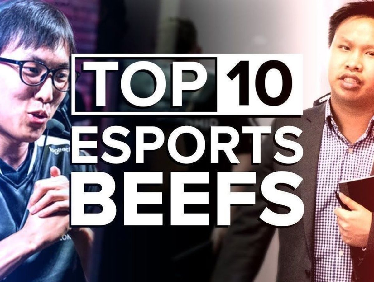theScoreLoL's tweet image. The Top 10 Esports Beefs thesco.re/2CNMpDw