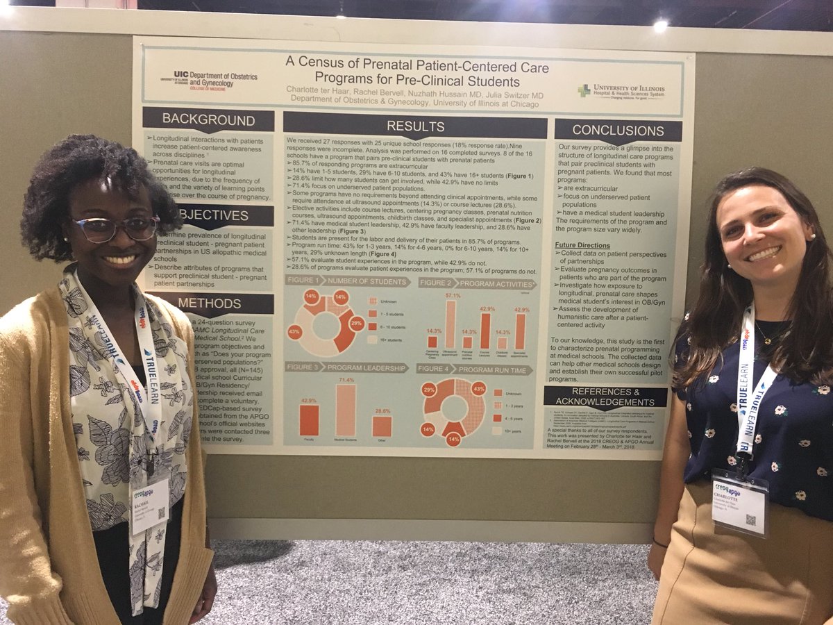 jswitzermd's tweet photo. Motivated, smart, hardworking #UIC medical students presenting their research at APGO/CREOG! #caam2018 #prenatalcare #thefutureisbright @uiccom @apgonews https://t.co/oJzbKtCo7y