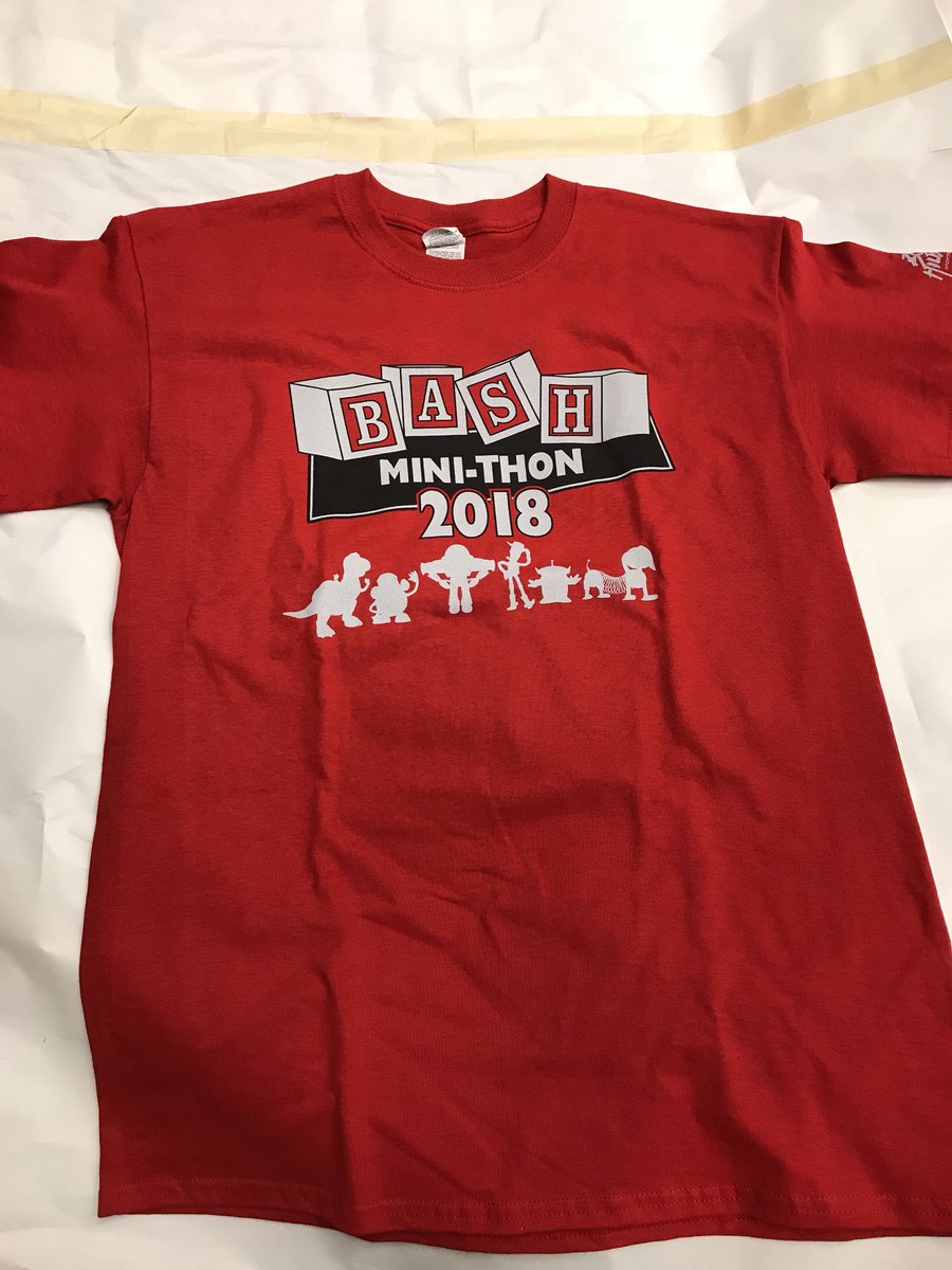 BASHMiniTHON's tweet photo. T-SHIRT PICK UP TOMORROW MORNING IN ROOM 419! DOORS OPEN AT 7:10!! #BASHFTK18 https://t.co/0zAIHnagL2