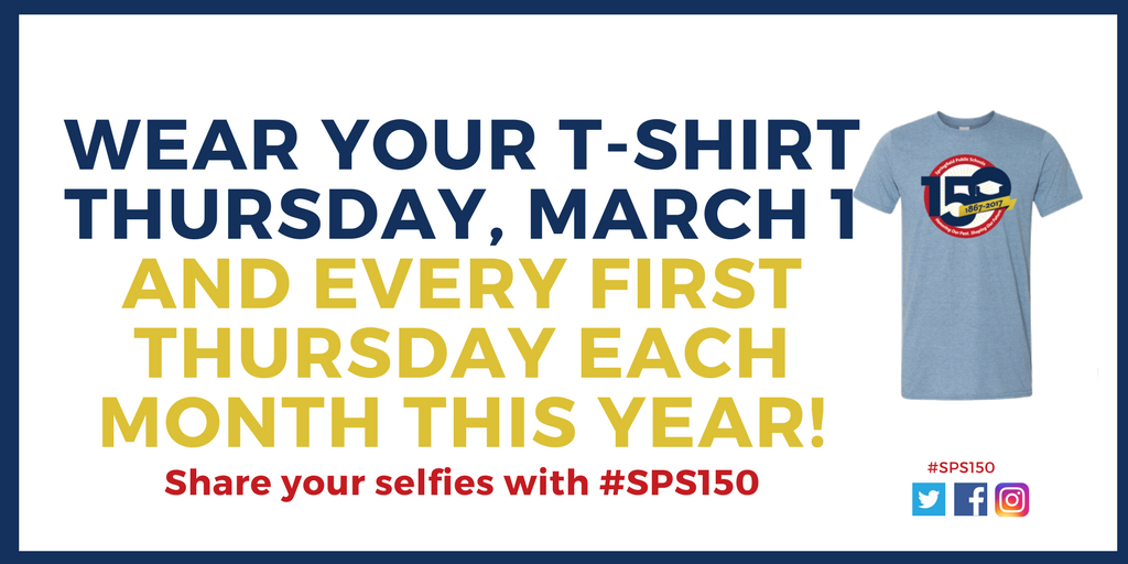 officialSPS's tweet photo. Hey #TeamSPS! β οΈ Don't forget to wear your #SPS150 T-shirt tomorrow. https://t.co/r74lqV79YL