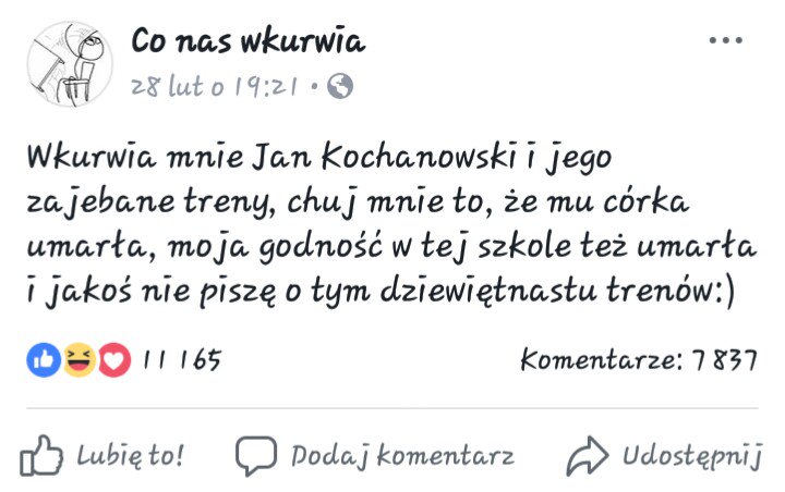 _pcavhu's tweet photo. To u mnie umarła chęć życia 😂
#zdjeciaktorenieprzestanamniesmieszyc 
#zdjeciaktorezrylymipsychike https://t.co/lQfB6z8kPG