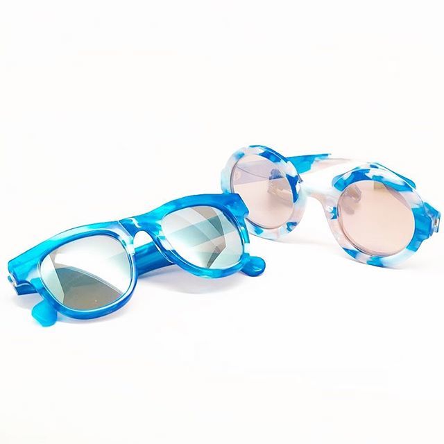 FEarthlings's tweet photo. These are made for some mermaids!🧜‍♀️🌸🐚🌊 I don’t think we can part with either pair though because we love them so much and every RE:FE frame is one of a kind as each piece of recycled material is made in house by us!✨#madeincanada #handmade #eyewear https://t.co/ARVU5Jinf3