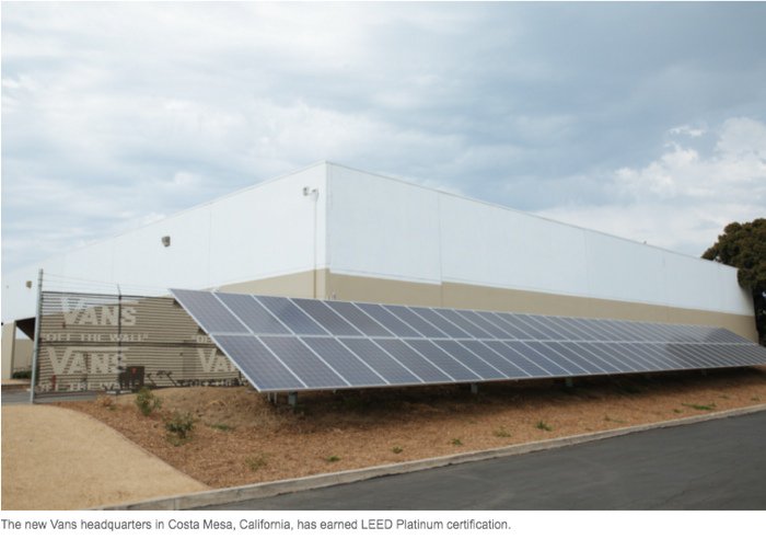 Usgbc On Twitter Leed Platinum Goes To Vans 66 Costa Mesa