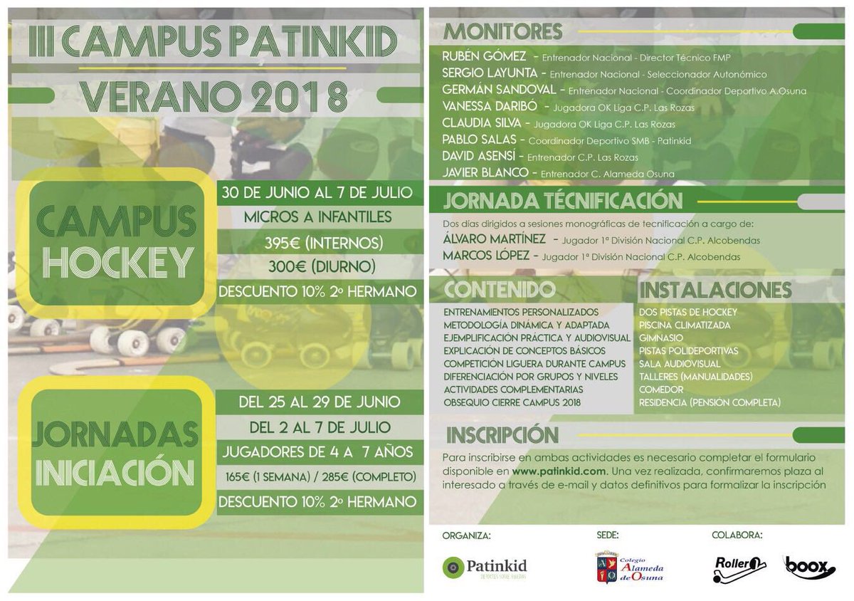 Patinkid's tweet photo. Y volvemos con más fuerza que nunca
@Patinkid 
@CDAlamedaOsuna 
@colegio_alameda https://t.co/RzsUxpPQoe