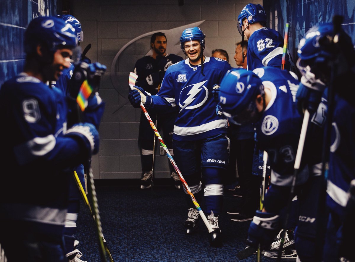 TBLightning's tweet photo. Look at these beauties. 🏳️‍🌈

#HockeyIsForEveryone https://t.co/Ollj7LeYSN