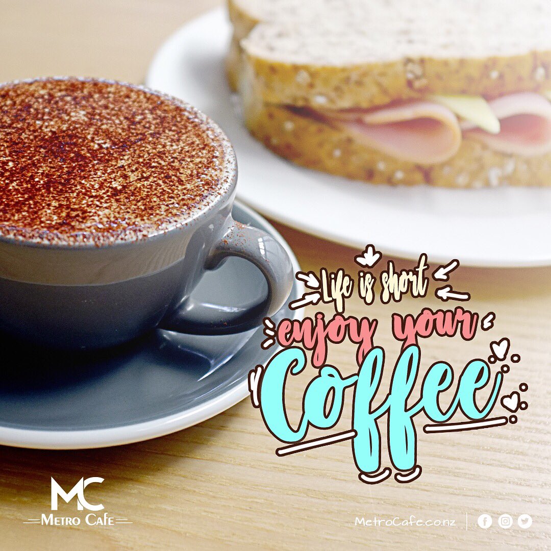 metrocafenz's tweet photo. Life is short! Enjoy your coffee ☕️.
🛎We are open!
📍222 Hobson St, Auckland CBD

#coffee #Auckland #aucklandcoffee #nzcoffee #CoffeeAddict #CoffeeLover https://t.co/bdtpAx3kGT