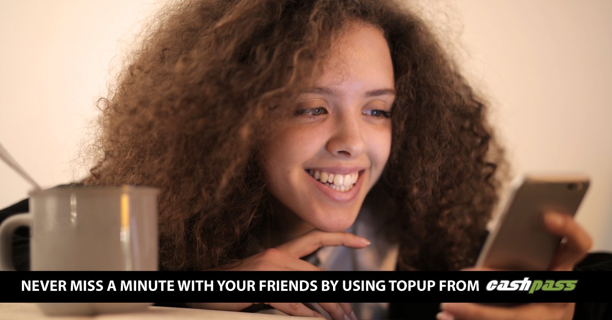 CashPassNetwork's tweet image. It's a world filled with busy schedules. Stay in touch with friends and never miss a minute by purchasing prepaid mobile TopUp minutes from Cashpass.
GET TALKING: cashpass.com/refill/
#topup #cashpass