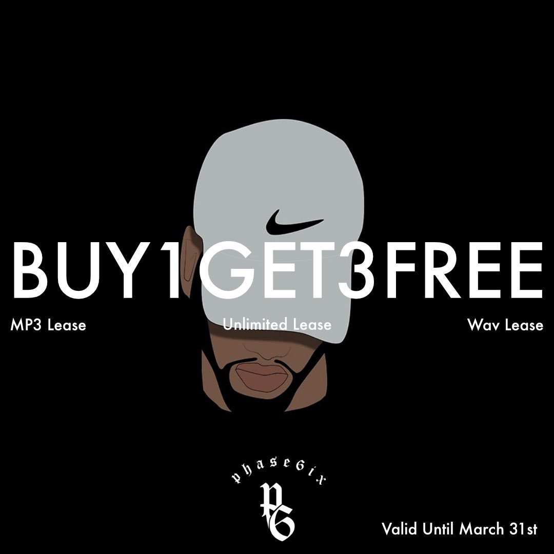 PHXSE6IX's tweet photo. New Offer Valid Until 31st March! 
Elevate You’re Sound Today! 
#buybeats #beatsales #beatsforsale https://t.co/itSybWiqr8