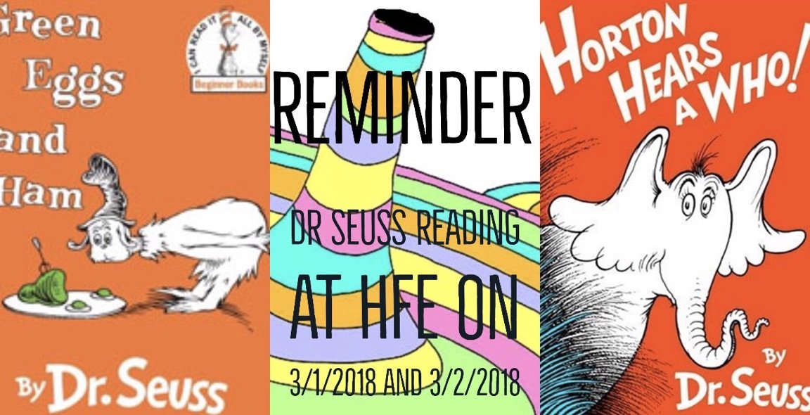 KeyClubTMP's tweet image. Don't Forget HFE Readings this Thursday and Friday!