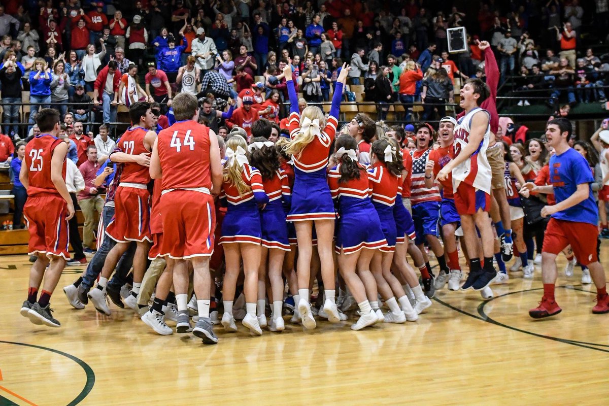 theSpartanblock's tweet photo. Cheer block theme for Friday nights sectional game @ North Knox is ⚫️black out⚫️. We need everyone there. Tip off is at 6 https://t.co/wmVkS81uDx