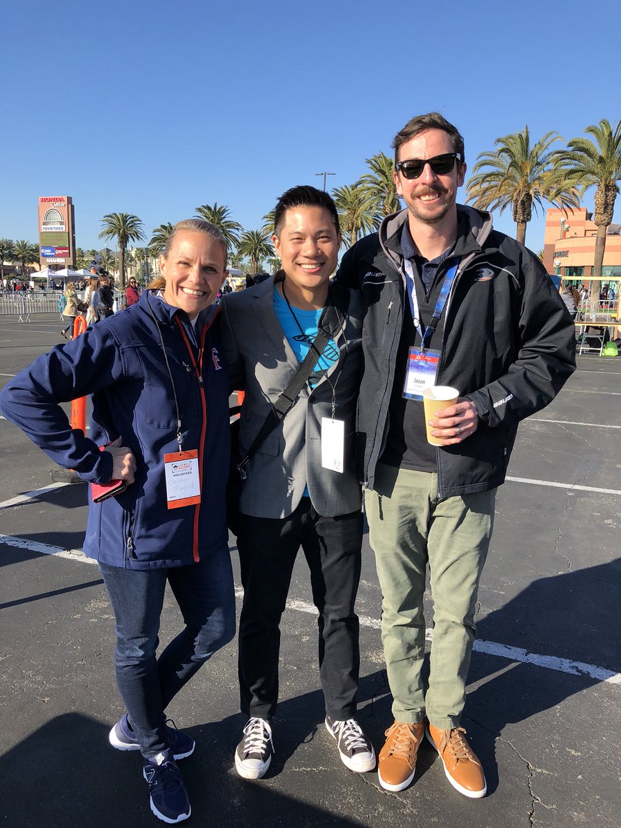 christinecsuf's tweet photo. @csufcoe @CSUFEDEL & @AnaheimDucks are so incredibly proud of #block24 😃 Your energy and teaching skills made today’s #firstflightfieldtrip the BEST ever!!! https://t.co/2x62SMydaa