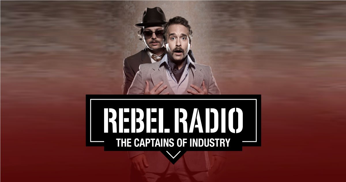 rebelradionet's tweet photo. The Captains of Industry (@grahamfunke &amp; @StoneRokk) are a great example of being all in. From painstaking attention to detail in the studio, to creative marketing, to an upcoming book, they obviously love the game. Check it: https://t.co/E3jkKg67i4 https://t.co/E7pKuPtSmA