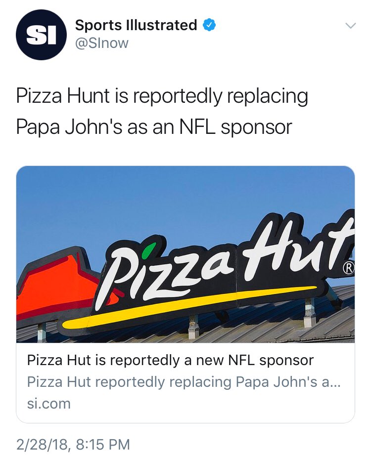 I can only assume that Pizza Hunt has the same parent company as McDowell's 🤔