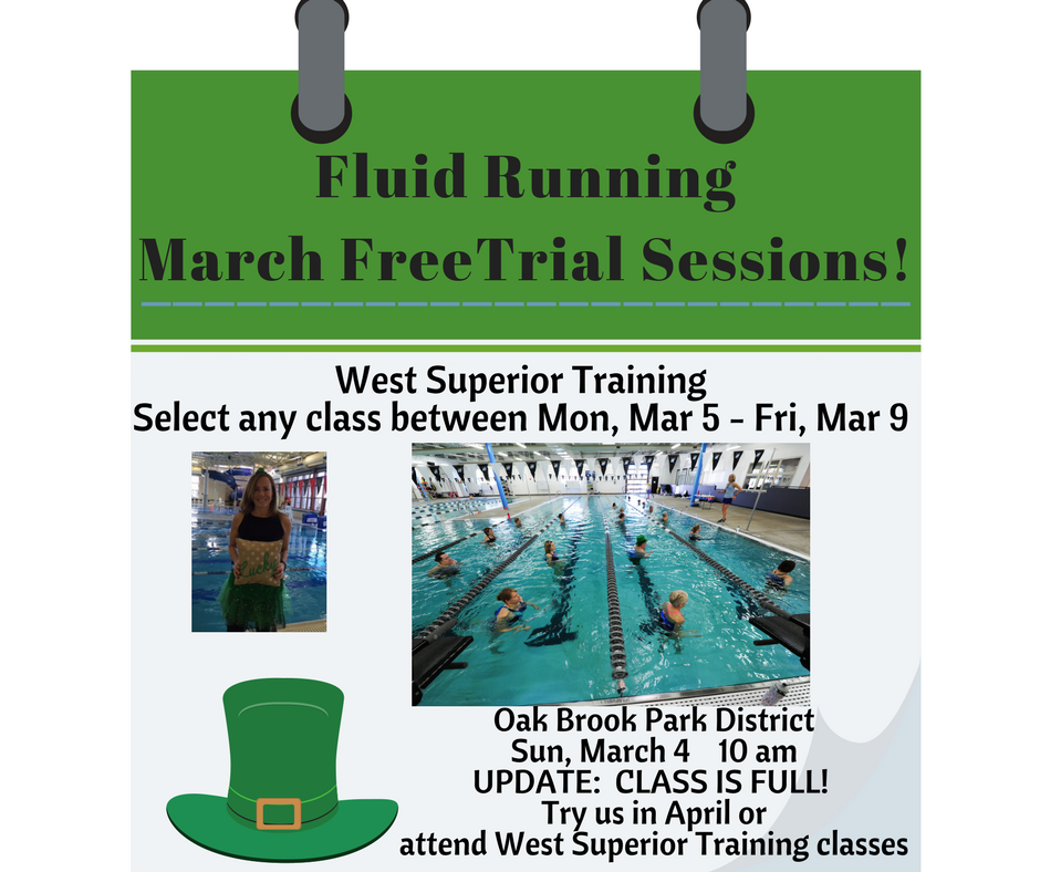 FluidRunning's tweet photo. Don't leave your fitness up to "luck"! Join Fluid Running, LLC for a FREE trial session and get in shape for spring. #waterworkout #fluidrunningfreetrial
Register for WEST Superior Training at: https://t.co/I9hXyfVieM https://t.co/baXjypmSDb