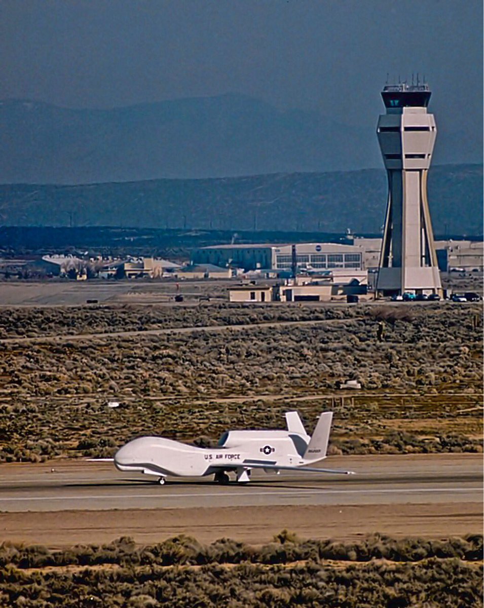 319thRW's tweet photo. Did you know today marks 20 years since the #GlobalHawk took its first flight! Proud to have this aircraft operating here in #globalhawkcountry @northropgrumman @25thAirForce  @ACC_Commander https://t.co/L770jraMqB