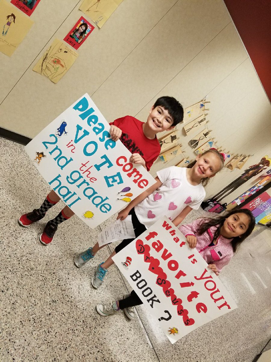 thomastroopers's tweet photo. Second Grade at SCE wants to know everyone’s favorite Seuss book! https://t.co/tUIlu6iJD6