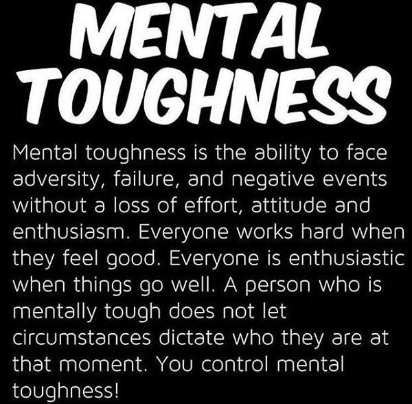 MarucciDugout's tweet image. Are you mentally tough?