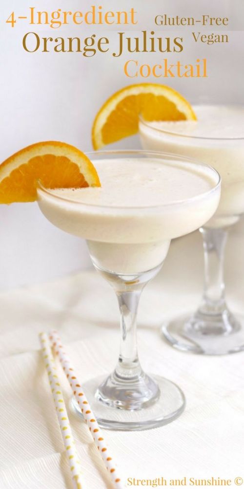 Freedible's tweet photo. Adults-only Orange Julius! Check out the easy 4-ingredient #glutenfree #recipe by @RebeccaGF666 , featuring @BomBomBrands #NilliVanilli : https://t.co/eb2CV15gdA https://t.co/IrLmO8lyoE