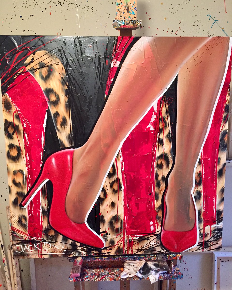 JackDartist's tweet photo. #Painted this custom #canvas
Just in time for tomorrow’s new @ienleeinc #👠launch @dianeclemons @MarciIen #IENLEE #saharacollection https://t.co/XjkYbP5Dwy