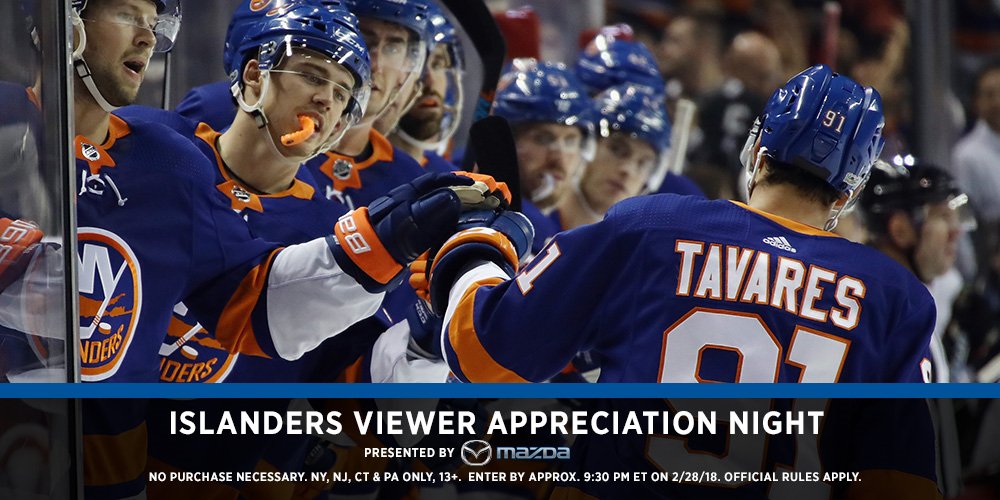 More tickets for you! Here's two for 3/18 against the Hurricanes. RT for a chance to win!
