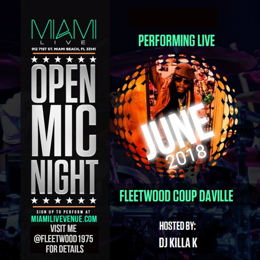 KoodaRangDang's tweet photo. FLEETWOOD COUP DAVILLE LIVE 
#MiamiBeach #Florida
#LifeIsAMixtape🎧 "LIFE IS A MIXTAPE vol 1" RELEASE CELEBRATION 
#FleetwoodCoupDaville
Visit me on #SOUNDCLOUD #YOUTUBE #SNAPCHAT #FACEBOOK #INSTAGRAM
#FreeMusic #FreeDownload #newartist #AtlantaMusicScene #HipHop #SoulMusic # https://t.co/183OZpnxDh