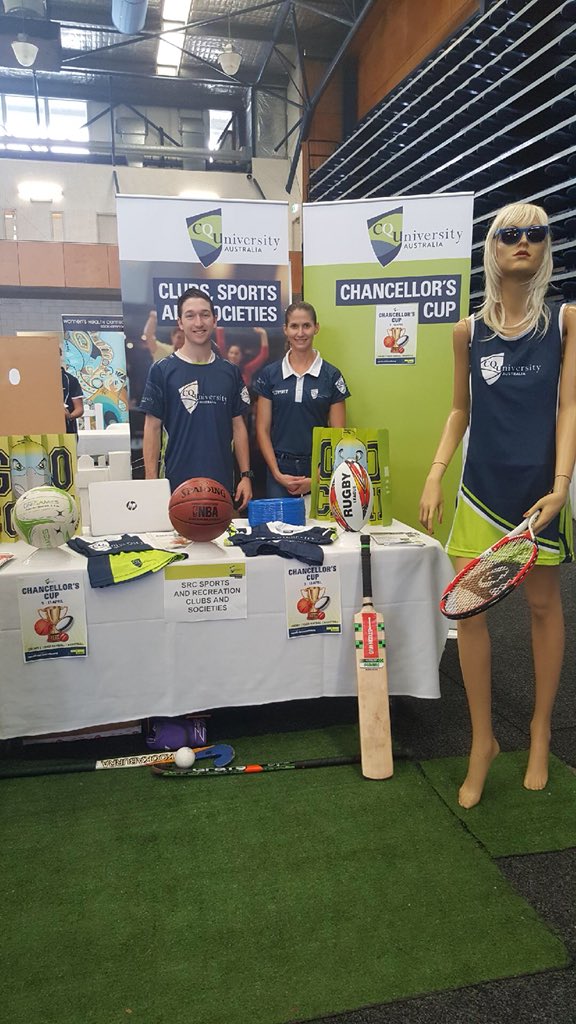 CQUSRC's tweet photo. Sports, clubs and societies on display at T1 Orientation @CQUniSport @CQUSRC https://t.co/W8lFyWVEja