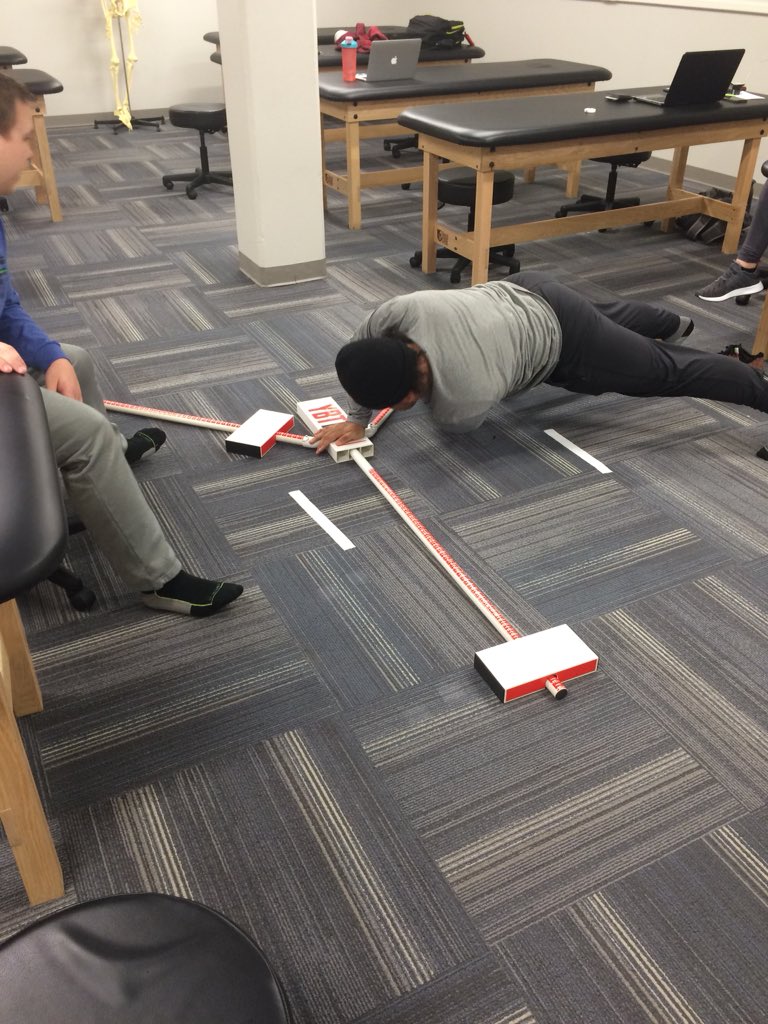 GV_ATProgram's tweet photo. MSAT students learned about upper extremity functional assessments in class today #ybalance #ckcues https://t.co/Da99HKK7zM