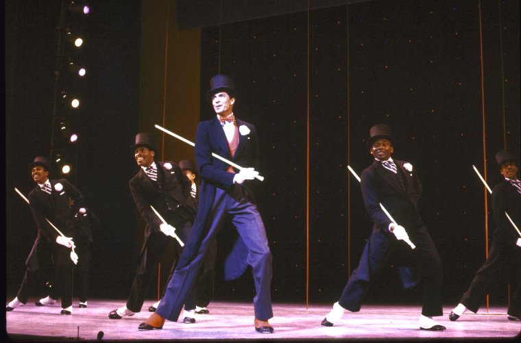 Happy birthday to Tommy Tune, here in the national tour of MY ONE AND ONLY, 1985. Photo Martha Swope via 