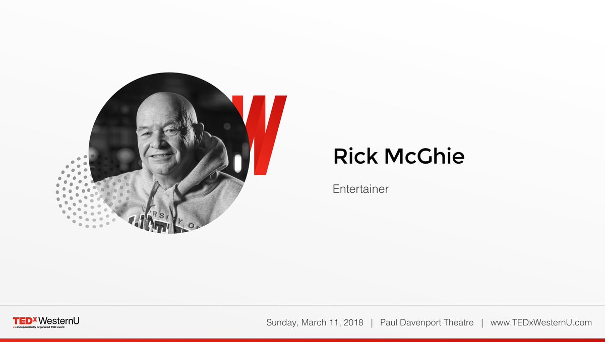 TEDxWesternU's tweet photo. Rick McGhie has performed at Western University since 1975, and has been a source of entertainment and camaraderie to the university’s ever-changing students. https://t.co/2XBMkpqevs https://t.co/utKgRAsNhM