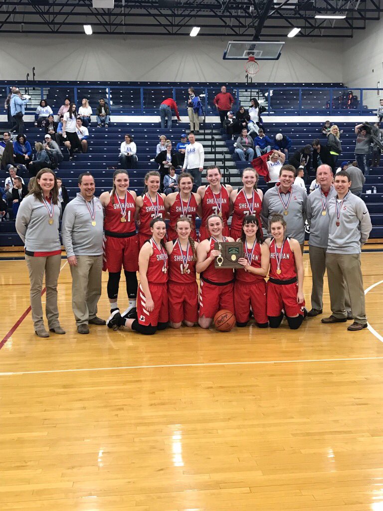 MrWalters225's tweet photo. Sheridan wins District  over Court House 57-44. Conrad 18 pts/ 12 rebs, Cooke 18 pts, Mick 17 pts, 7 Reb, 6 Assists https://t.co/4Cx9t82VwK