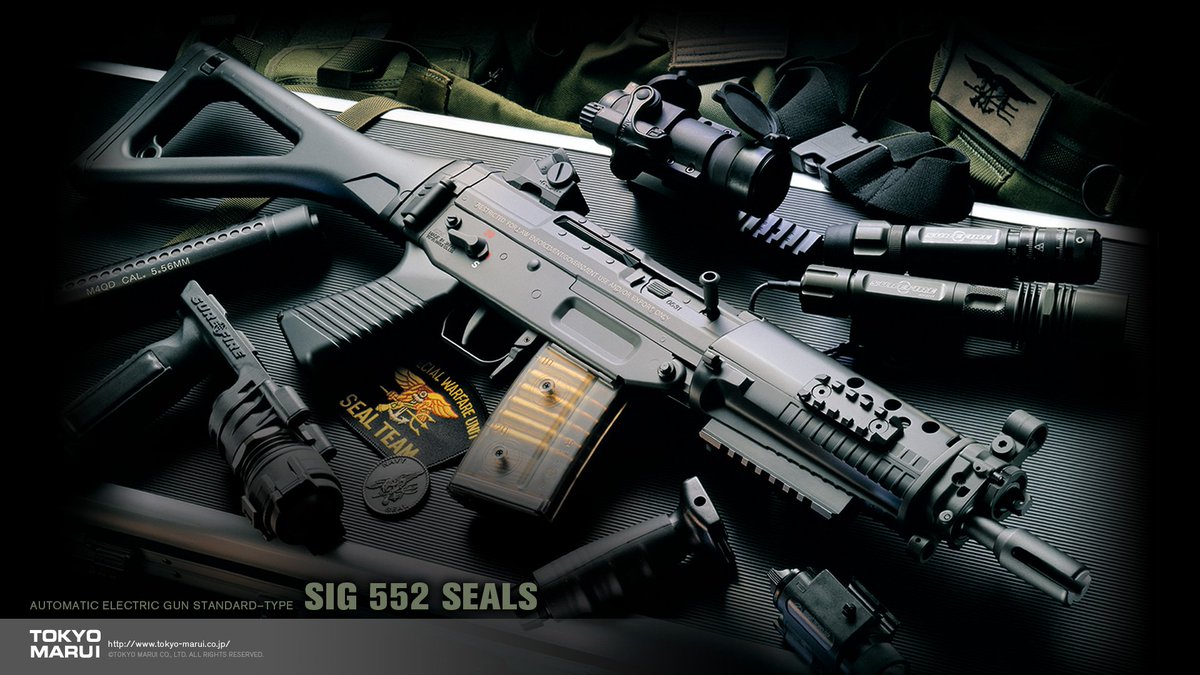 東京マルイ Airsoftgun Auf Twitter お知らせ 壁紙ダウンロード更新 今月の壁紙 電動ガン スタンダードタイプ Sig552シールズ を公開しました T Co W4u57zwfjj 実はsig552シールズには 珍しくbbローダーが付属していたりします T Co