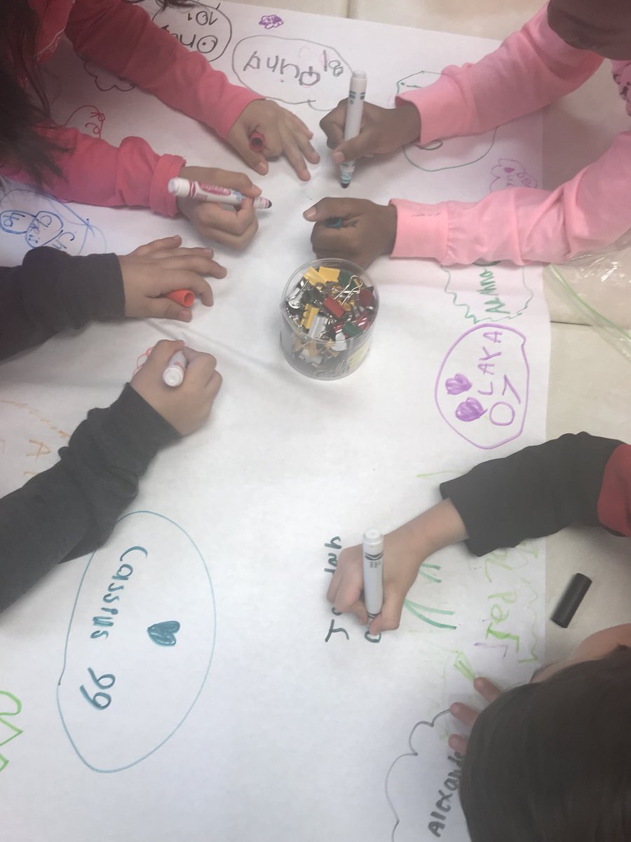 MrsZanier's tweet photo. Some estimation stations today. The students loved estimated at our different stations today, including our balloon station in the front foyer #InspirationalWeekOfMath @Estimation180 @DP_math @StPioDPCDSB https://t.co/yryzCDDBoO