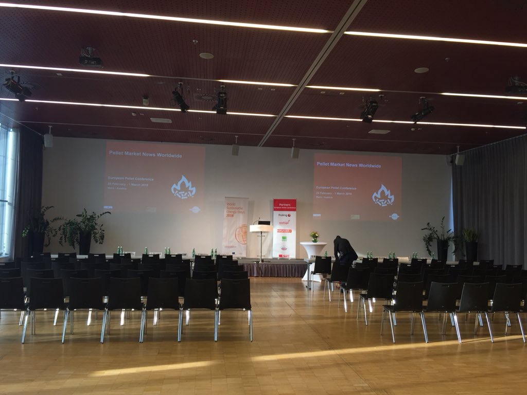 Pablux_1999's tweet image. In some minutes the second session of the Pellet Conference (#WSED) is starting. I&apos;ll be presenting #BiomasudPlus H2020 project. @AVEBIOM