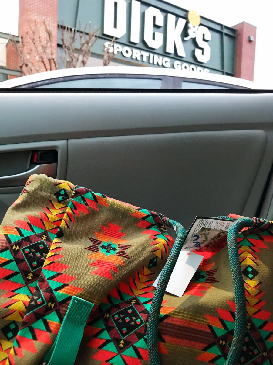 STANDUPBrunsCo's tweet photo. Shopped at @DICKS today and got this beach bag. Thank you for leading by example and supporting common sense gun reform measures. #BanAssaultRifles #StudentsStandUp #WHATIF https://t.co/jtopbBxqSc