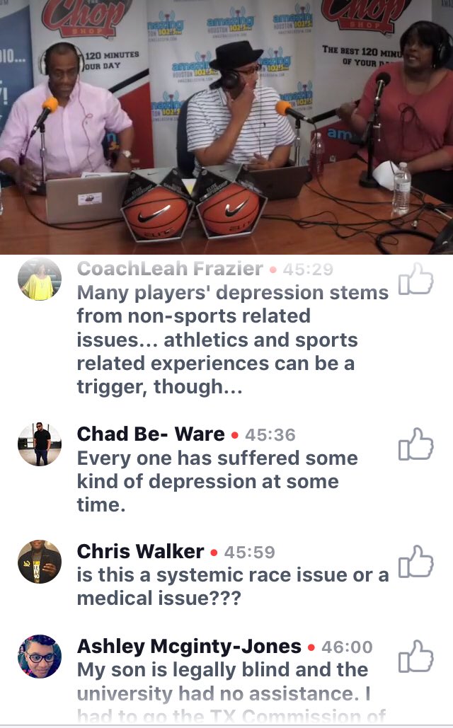 RcsSports's tweet photo. OMG! One heckuva convo! The Chop Shop @ChopShopHTX was off the chain today. #SpecialNeedsStudent/Athletes WATCH IT HERE >>> https://t.co/u7qRwNnxAV https://t.co/Pisc2kFkNW