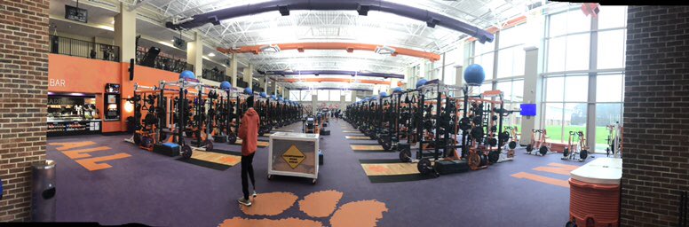 NPCoachZim's tweet photo. Great visit with the Clemson Recruiting Department Awesome Staff and incredible facilities. #WhyNP #UnderclassmanReport https://t.co/QVJS6AHVdj