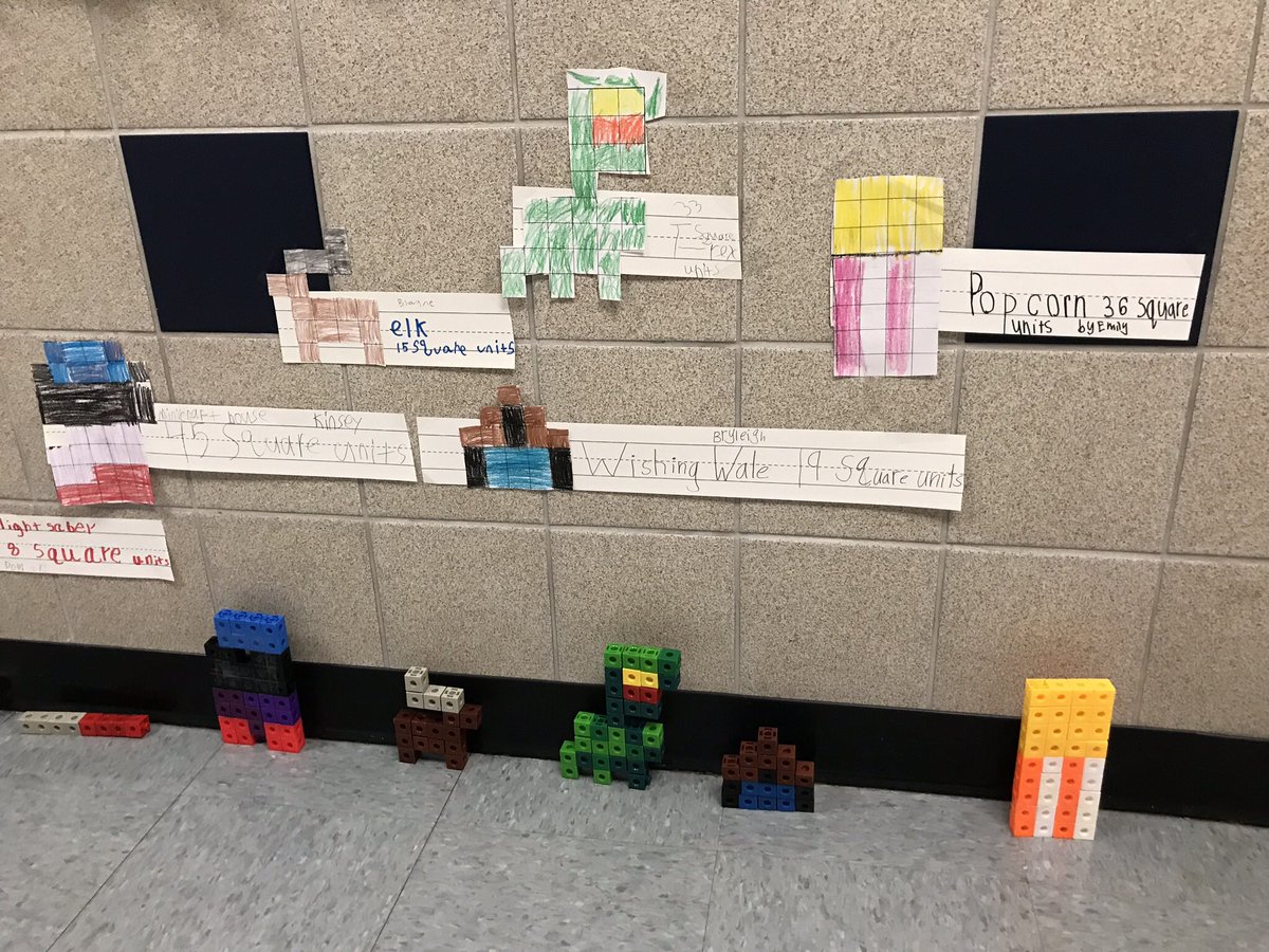 KelliDJordan's tweet photo. Creative area models! #squareunits #2ndgrade #forneyconnects https://t.co/l7B8lmDgFg