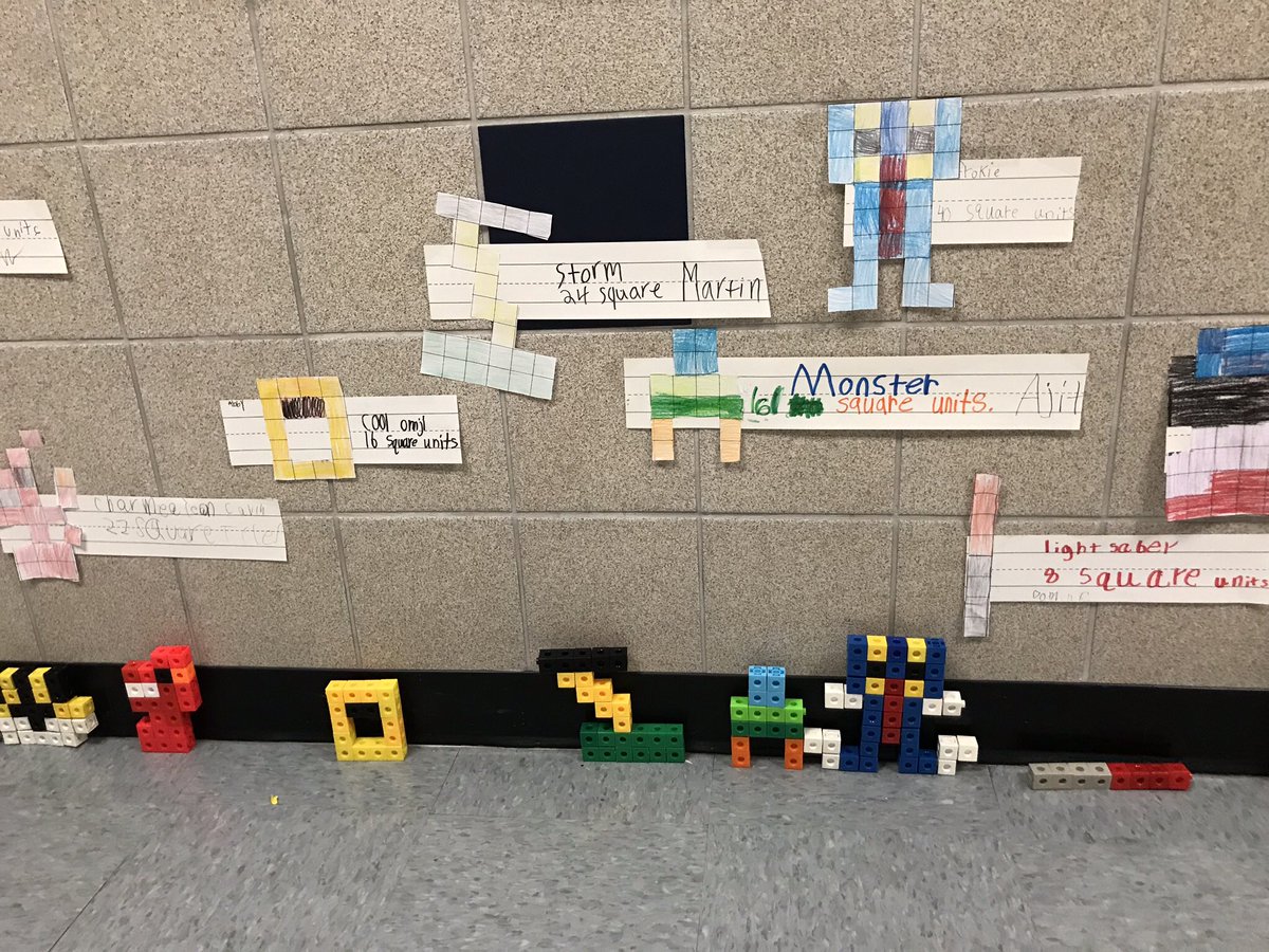 KelliDJordan's tweet photo. Creative area models! #squareunits #2ndgrade #forneyconnects https://t.co/l7B8lmDgFg
