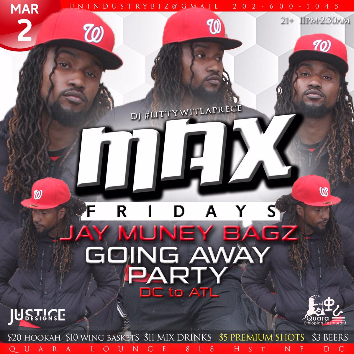 TheRealLouiKing's tweet photo. This Friday ! It's #maxfridays #maxout #maxdaze ! Make Sure Yall pop out nd party with ya girl nd my boy @jaymuneybagz while we throw the wildest Going away party π.. you gone have my favorite dj @iamlaprece on the 1&2's with my favorite host @friggjamez on the mic ! https://t.co/sXL64rMEZT