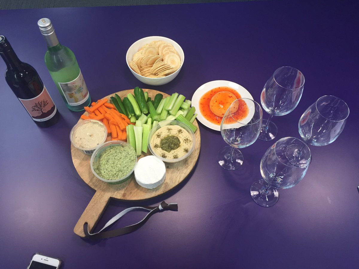 Finished up February with our End of Month. Wine and cheese was a must but with most in the office being healthy we dialled the cheese down a little bit! Ready and gearing for March! #endofmonth #monthlycatchup #winetime #cheeseplate #fabfeb #monthlymeetings