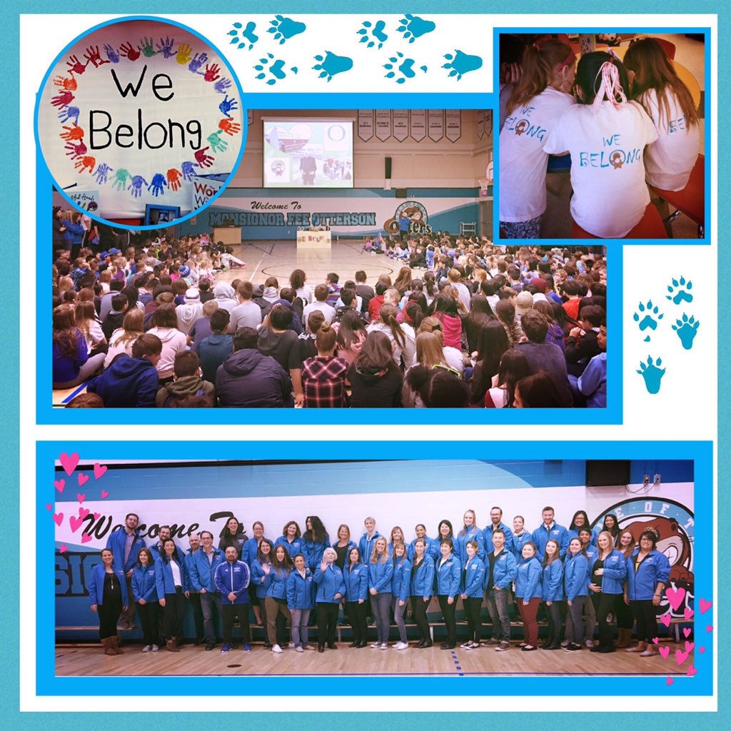 FeeOttersonECSD's tweet photo. #KindnessMatters #OtterSpirit #WeBelong #OtterBlue #ecsdfaithinspires https://t.co/iYnZw551hV