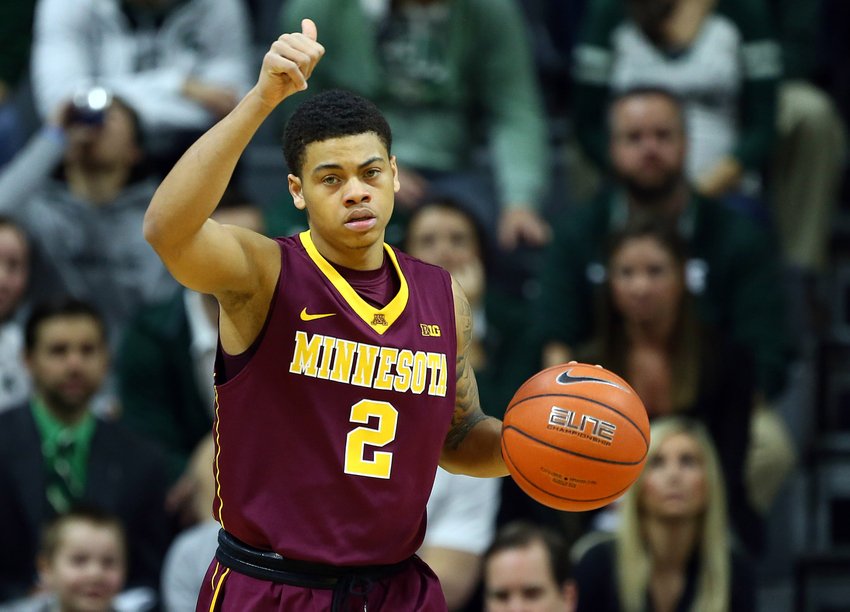 GopherHole's tweet photo. RT to thank #Gophers fan favorite Nate Mason for an incredible career at The U!! He finished as the programs 5th all-time leading scorer and 2nd all-time in assists. He will be missed!! https://t.co/FlovahGMLF