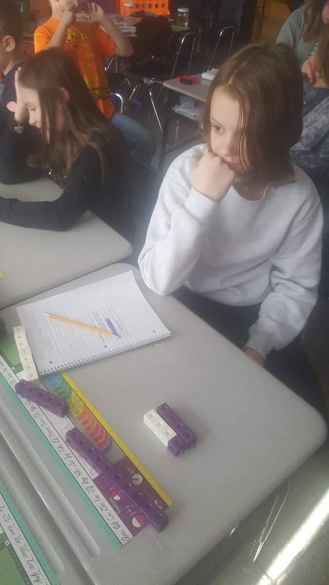 twakisha_jones's tweet photo. 5th Graders use cubes to model Mixed Numbers to learn how to regroup fractions. #amcardinals #isd5thgrade https://t.co/wkCqx1peIn