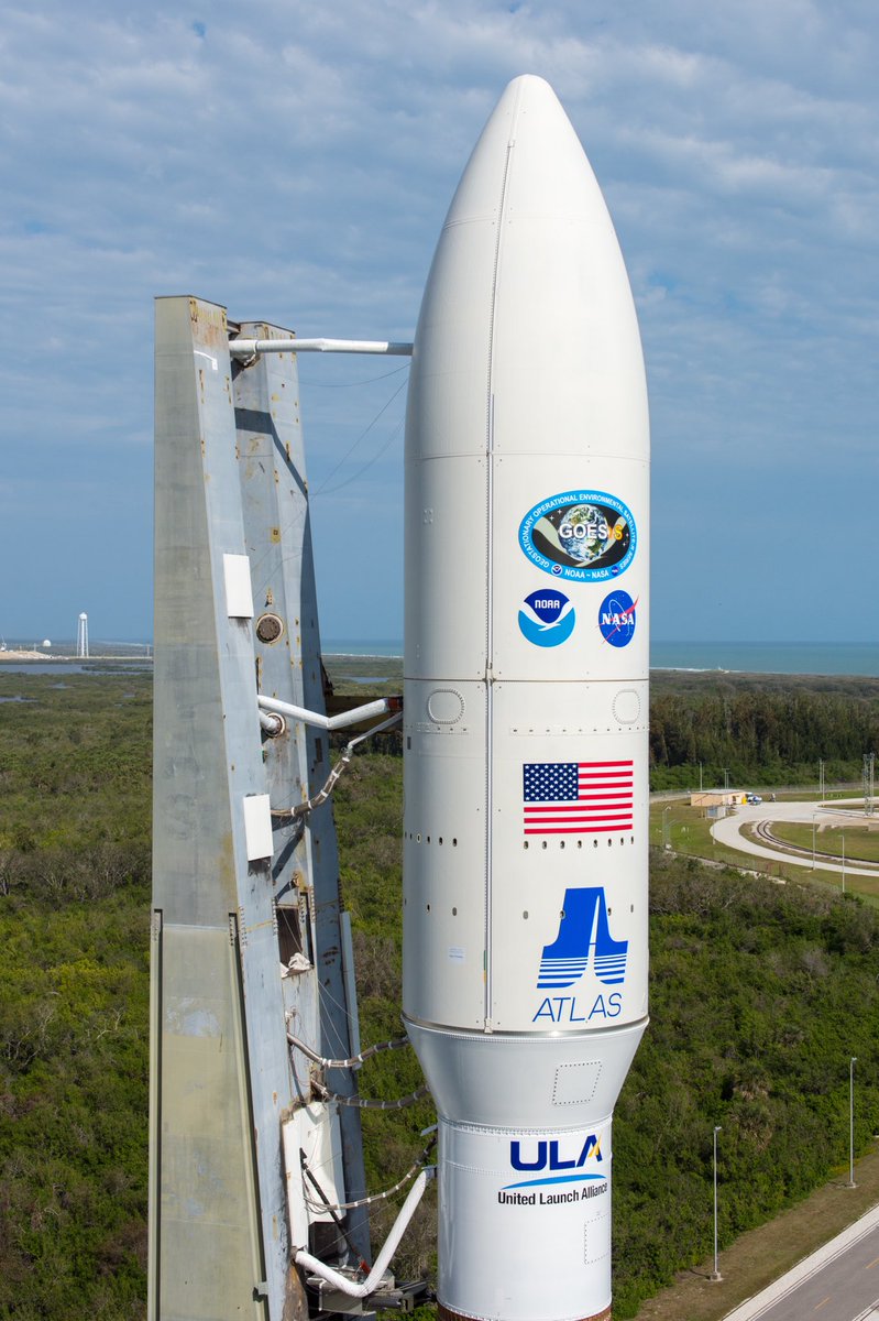 DanSpace77's tweet image. NASA/NOAA #GOESS Launch Thursday, March 1 @ 17:02 EST (22:02 UTC) from Cape Canaveral SLC-41. 
danspace77.com/2018/02/28/ula… @ulalaunch @torybruno @45thSpaceWing @AerojetRdyne @NOAASatellites #GOES17