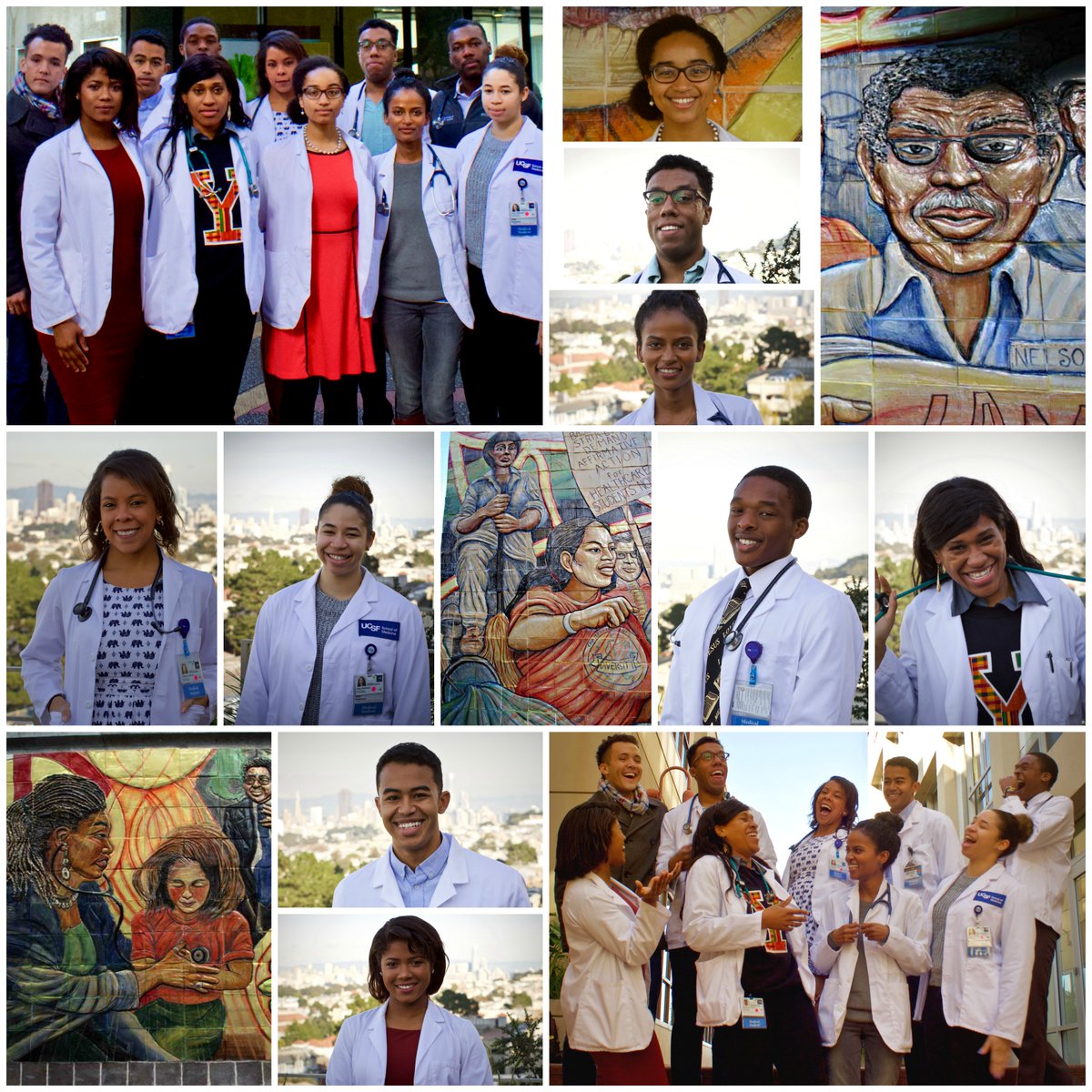 Thanks to everyone who came out to celebrate Black History Month with SNMA this year! A few of our members came together to celebrate the 1960s civil rights heroes who fought so that students of color could study medicine at UCSF.
#SNMA #basementpeople <a href="/UCSF/">UC San Francisco</a> <a href="/UCSFMedicine/">UCSF School of Medicine</a>