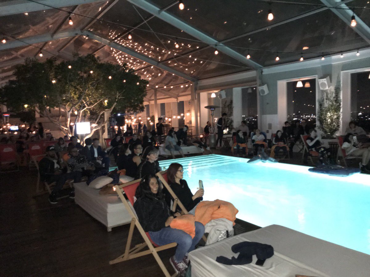 Funimation's tweet image. Crying rn because the poolside premiere for Free! -Take Your Marks- looks more magical than we could have hoped!! 💕✨ #FreeTYM