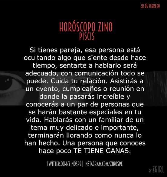 zinos__'s tweet photo. El sensible, increíble y amoroso... PISCIS!!
#HoróscopoZino #Piscis 
Parte I, II y ESPECIAL. https://t.co/3fVvi6mGbt