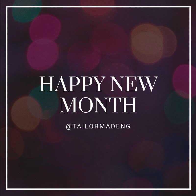 tailormadeng's tweet photo. Happy new month fam! Have a fabulous one https://t.co/coCI4HhYJR
