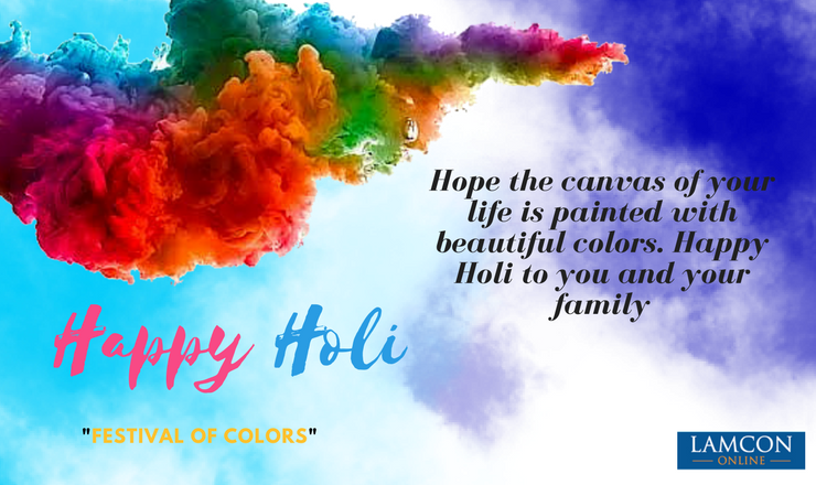 lamcon_online's tweet photo. Hope the canvas of your life is painted with beautiful colors. #HappyHoli to you and your family.
https://t.co/10tDp2ZbfK https://t.co/OOT3HT7fYA