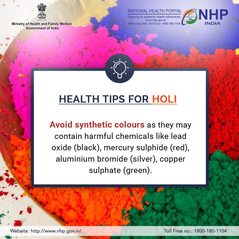 Avoid synthetic colors, go herbal